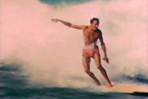 Surfer Woody Brown