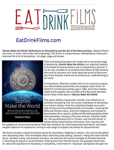 Eat Drink Films, by David L. Brown